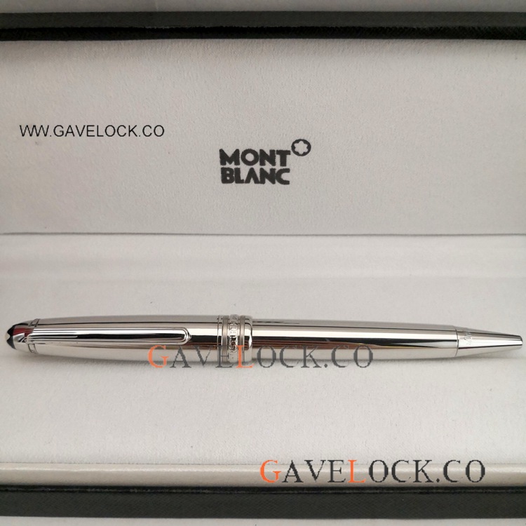 Montblanc 164 Meisterstuck Silver Smooth Ballpoint Pen with Box